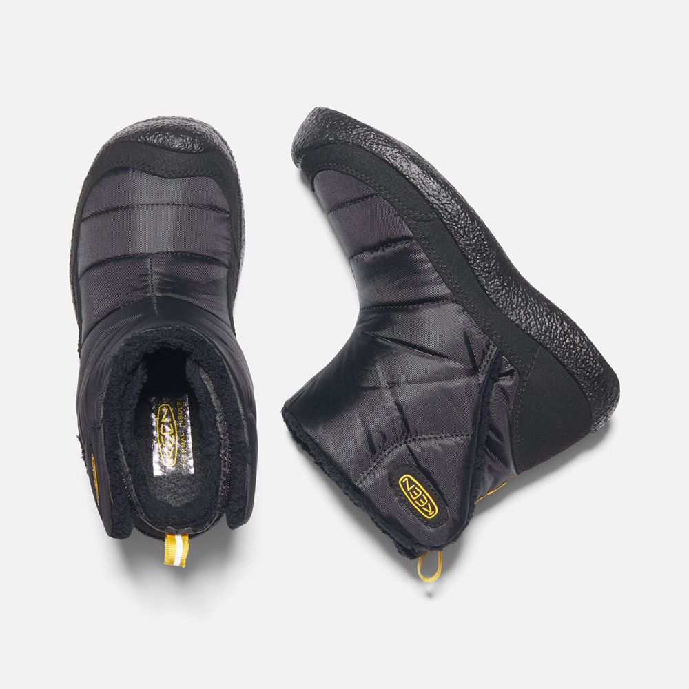 Keen Slip-On Kängor Barn Svarta/Gula - Howser Ii Boots - 524360PXH